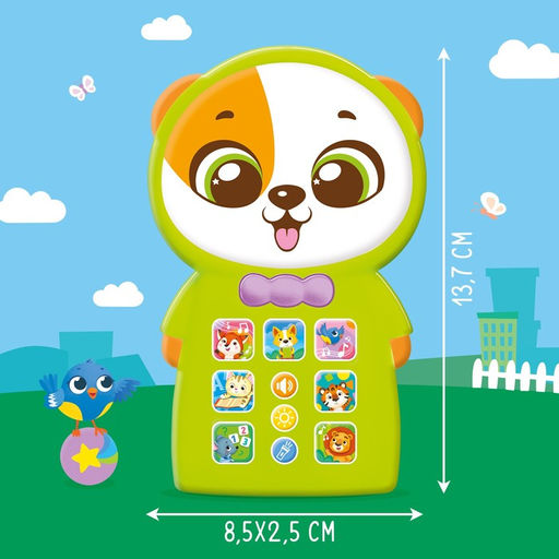 Музыкальный телефончик Весёлый щенок, звук, свет - Zabiaka фото 4