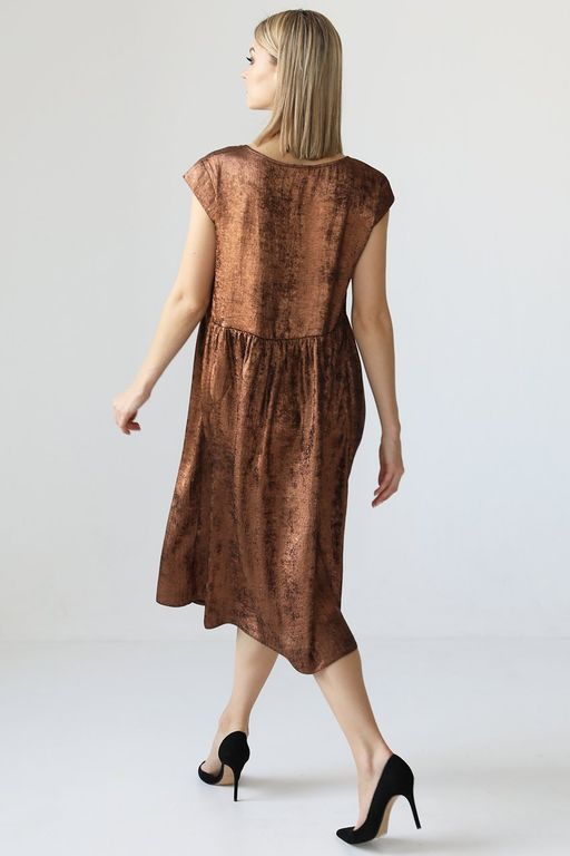 Платье со сборкой по талии - Looklikecat фото 4