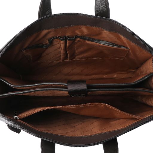 Мужская сумка для ноутбука GERARD HENON Артикул 877860, темно-коричневый  фото 6