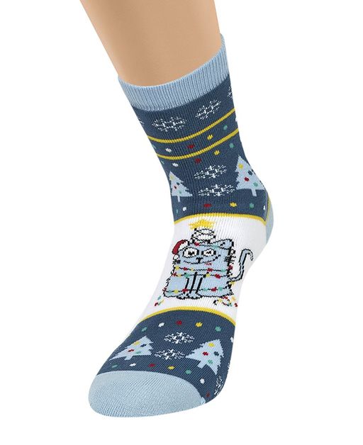 MINI INVERNO 3300-7 (кот, заяц, такса) NEW YEAR - jeans - Minimi фото 3