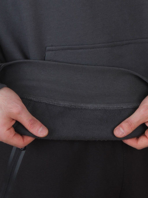 TLK-807 DK. GRAY Толстовка мужская (85% хлопок, 15% полиэстер)