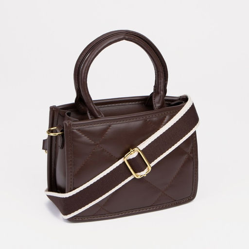 Сумка-тоут на молнии, цвет коричневый - Simaland фото 2