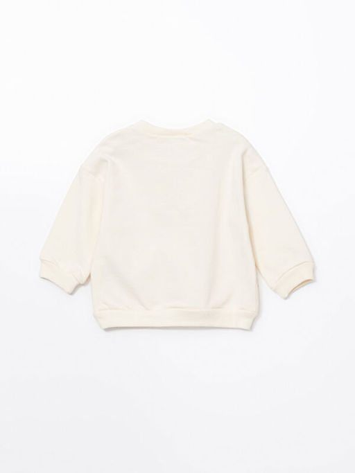 Bisiklet Yaka Bask?l? K?z Bebek Bluz