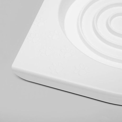 Туалет для приучения кошек к унитазу 39,2 х 38,7 х 3 см, белый - Пижон фото 4