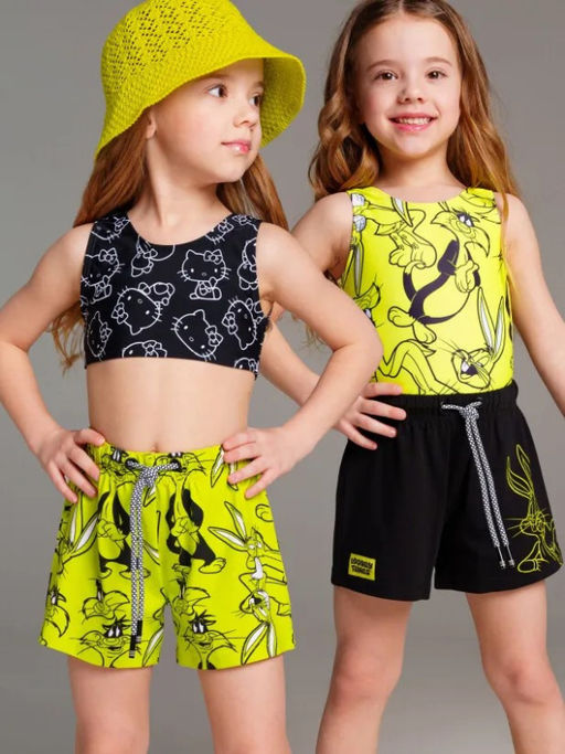 12442144 Шорты для девочек, 2 шт в комплекте