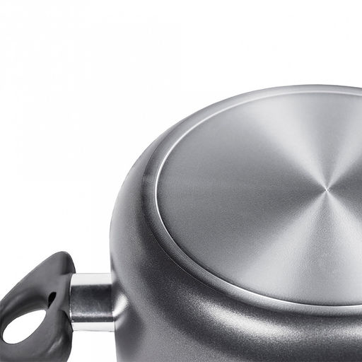 Kumir Кастрюля с антипригарным покрытием 2,5л, д20см, h8,6см, s2,5мм, штампованный алюминий, стеклянная крышка, бакелитовые ручки (Россия) - Домашняя мода фото 5