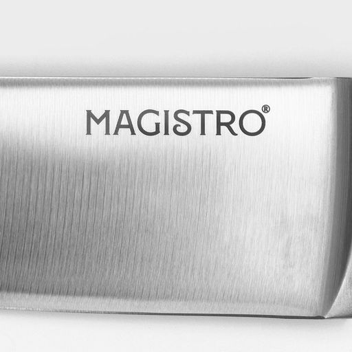 Нож - шеф кухонный Magistro Fedelaso, длина лезвия 20,3 см, цвет чёрный  фото 4