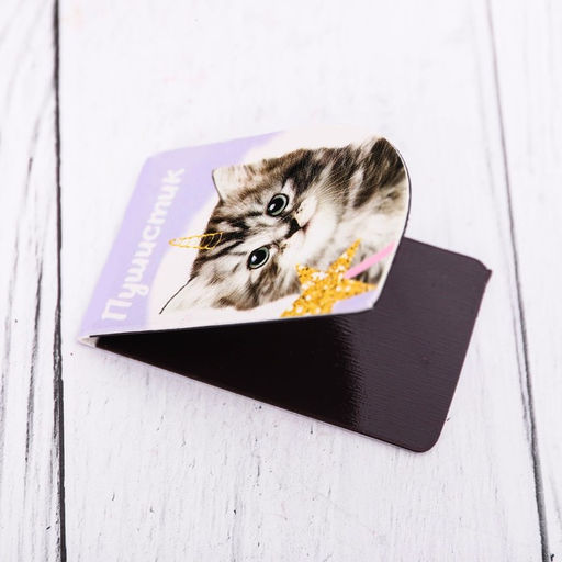 Цена за 3 шт. Закладки магнитные для книг, 4 шт. Для самых пушистых