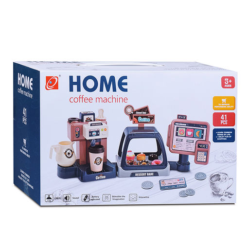 Игровой набор супермаркет "Кофейня" (41 предмет) в коробке