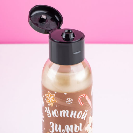 Подарочный набор новогодний женский «Тепла и Уюта»: гель для душа и пена для ванны, 2×100 мл, Чистое счастье