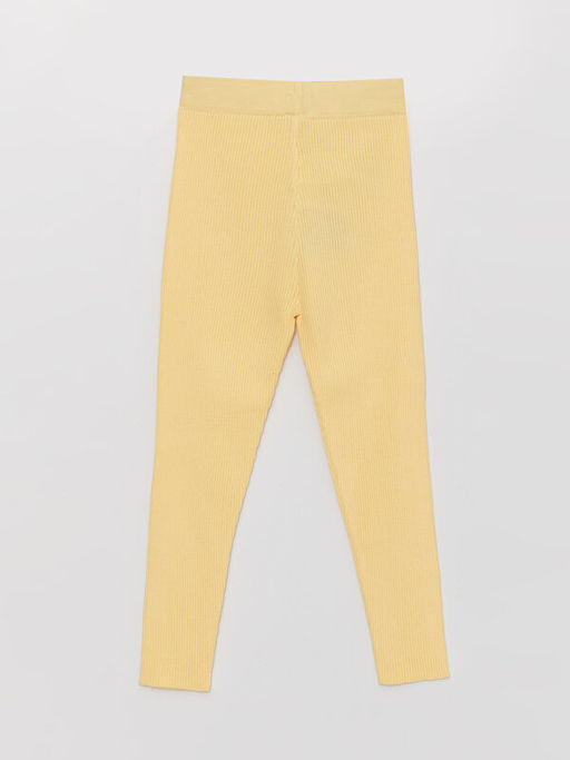 Beli Lastikli Basic K?z ?ocuk Triko Tayt