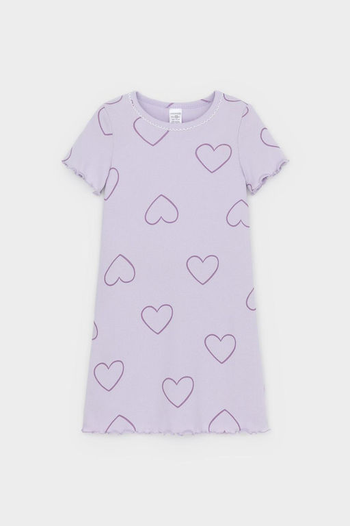 Crockid _ К 1180/лепесток орхидеи,контурное сердце сорочка ночная для дев  фото 2