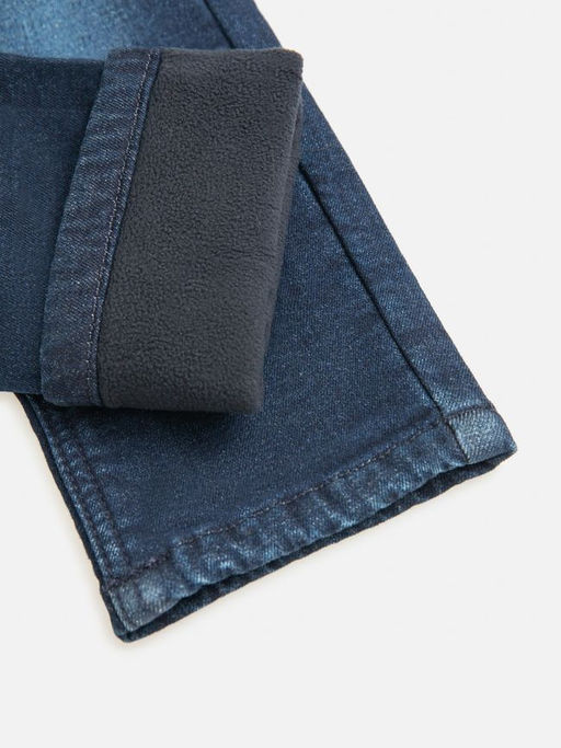 ACOOLA / Брюки джинсовые (утепленные) детские для мальчиков Hudson темно-синий фото 4