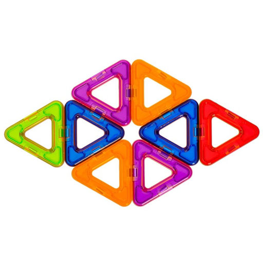 Конструктор магнитный Magical Magnet, 8 треугольных деталей - Unicon фото 3