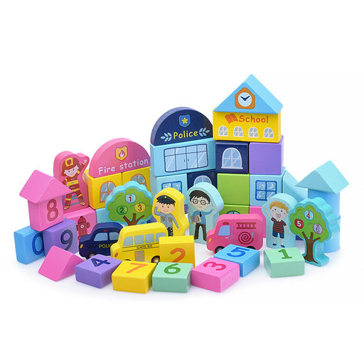 Трек с паровозом и фигурками, в коробке - Щепочка фото 4