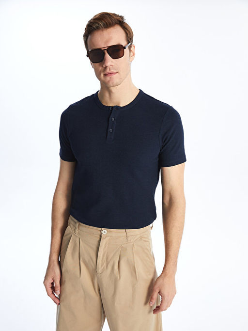 Bisiklet Yaka K?sa Kollu Erkek Ti??rt