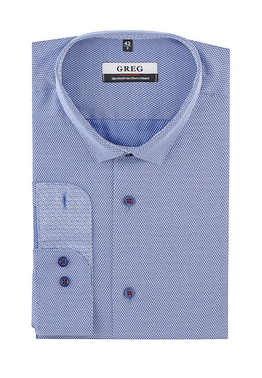 Сорочка мужская длинный рукав GREG 213/139/4517/Z/1  фото 2