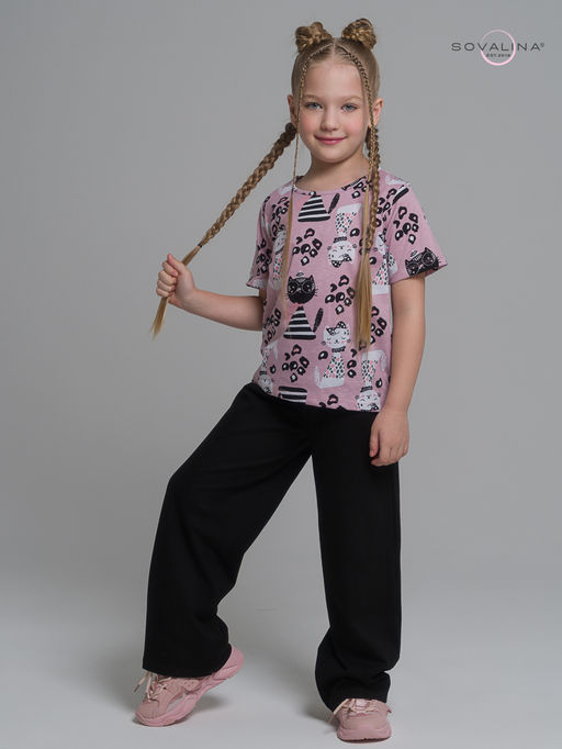 Костюм Лето коты лео-черный - Sovalina фото 12