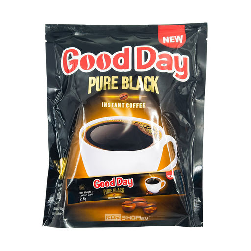 Кофе растворимый черный Good Day, Индонезия, 100 г (40 стиков по 2,5 г) Акция