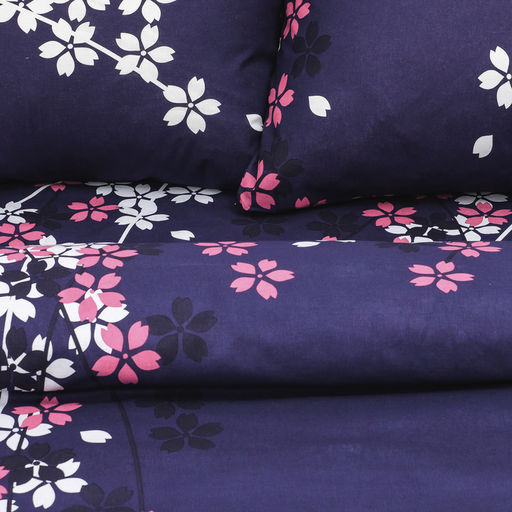 Постельное бельё Этель 1,5 сп., Черничные ночи, размер 143х215 см, 150х214 см, 70х70 см - 2 шт., 100% хлопок, поплин, 125 г/м2  фото 2