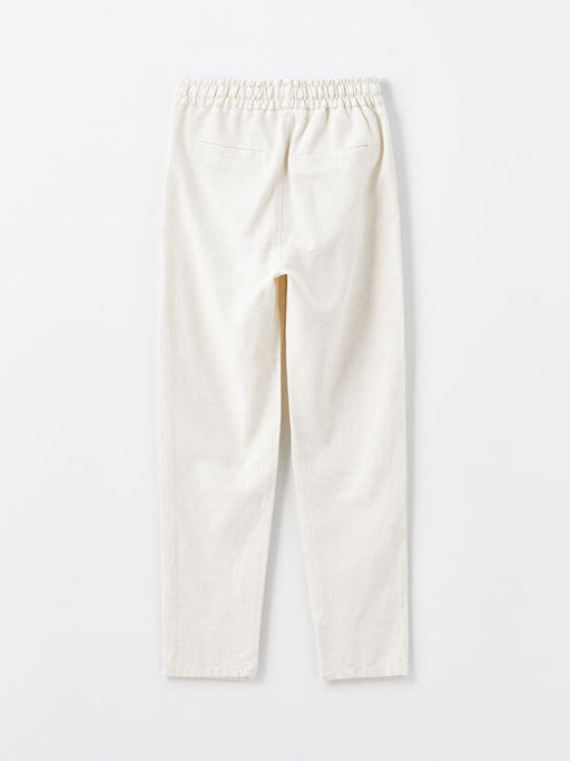 Beli Lastikli Keten Kar???ml? Erkek ?ocuk Pantolon