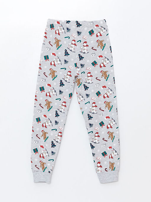 Beli Lastikli Y?lba?? Temal? Erkek ?ocuk Pijama Alt - Waikiki фото 2