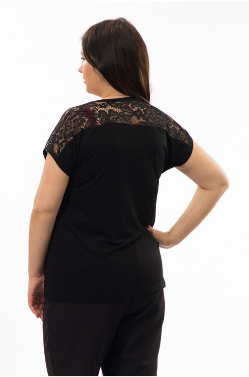 Футболка Кимоно-кружево Вискоза 95%, лайкра 5% - Ивассорти фото 3