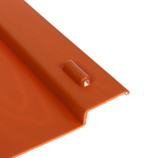 Ограждение декоративное, 18×300 см, 6 секций, пластик, терракотовое, «Дачник»