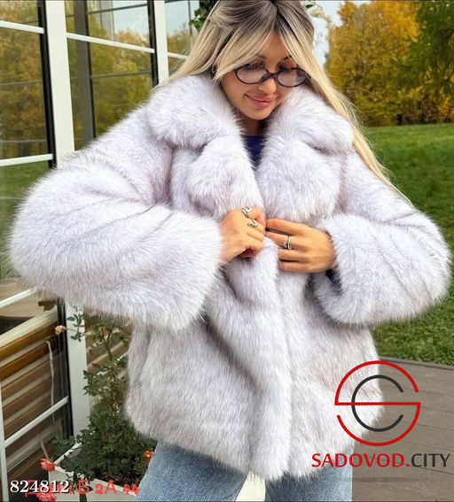 Шуба женская из искусственного меха