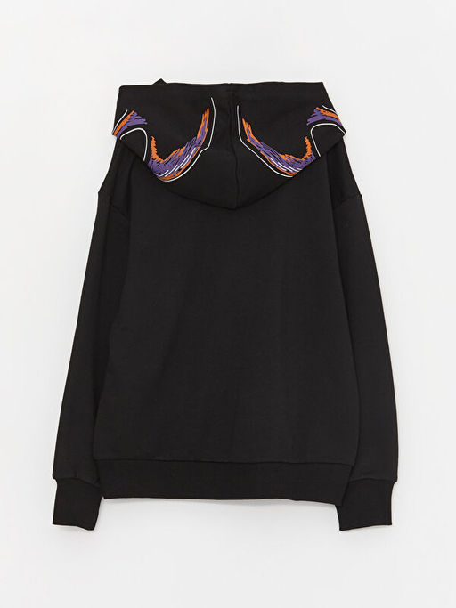 Rahat Kal?p Bask?l? Erkek ?ocuk Hoodie - Waikiki фото 3