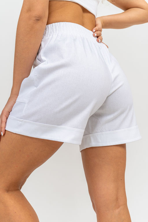 Шорты Натали 36781 из полиэстера с льном  фото 14