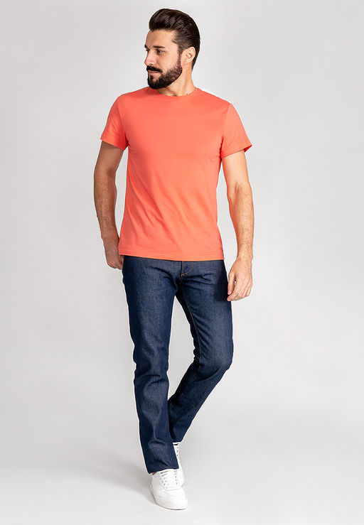Футболка мужская короткий рукав GREG G145-RD-9012_R (коралл)  фото 3