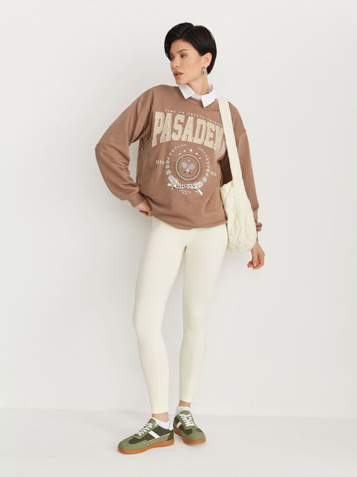 Свитшот PASADENA свободного силуэта - NEVERLATE фото 5