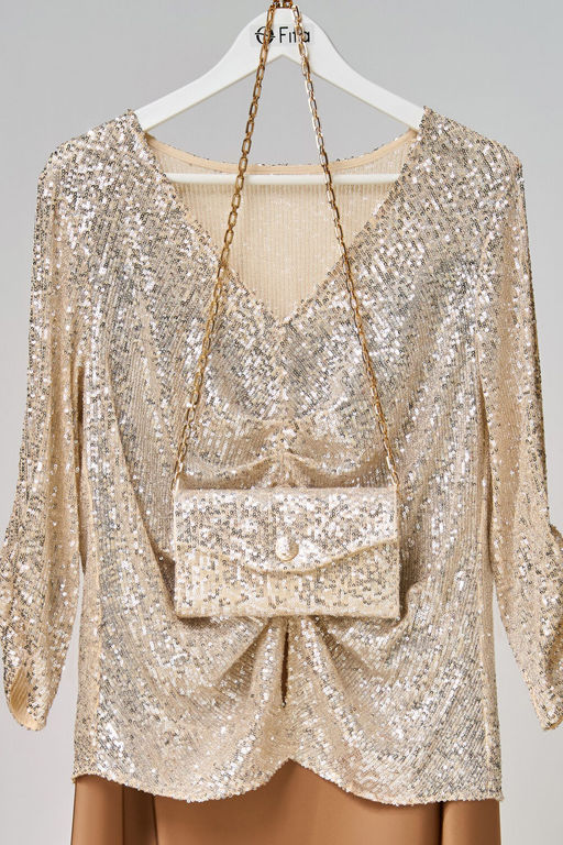 Комплект FITA 20781 золотисто-бежевый  фото 2