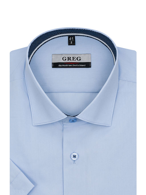 Сорочка мужская короткий рукав GREG 210/209/CL/Z/1p  фото 2