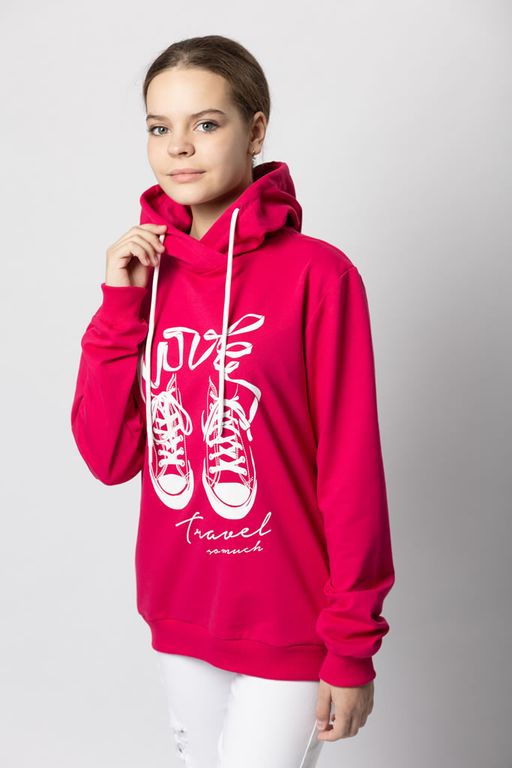 ФУТЕР 2х нитка Худи для девочки - Relay фото 3