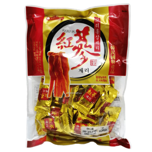 Конфеты с красным корейским женьшенем Хонсам Il Dong, Корея, 280 г
