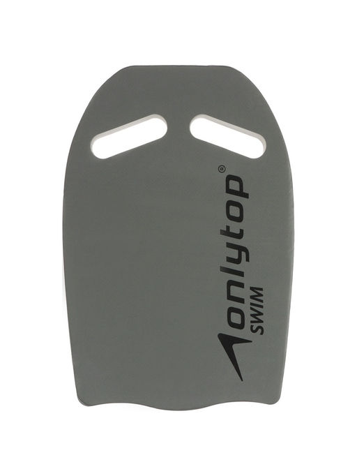 Доска для плавания ONLYTOP, 44×28×3.3 см, цвет серый