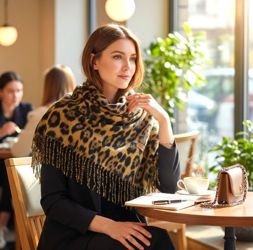 Платок в клетку из кашемира, мультицвет - Greta фото 2