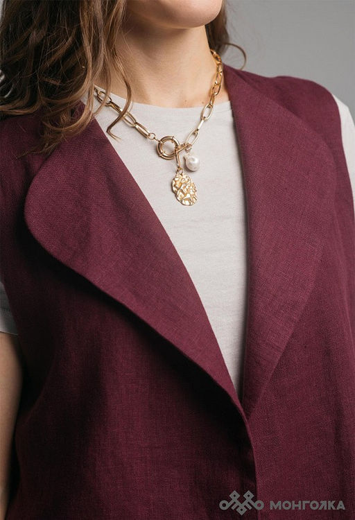 Жилет из 100% льна премиального качестваТаллин - Vals фото 5