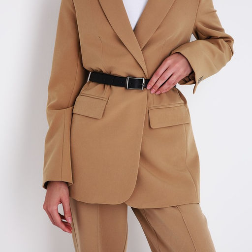 Ремень женский, ширина 2,4 см, пряжка металл, цвет чёрный - Simaland фото 4