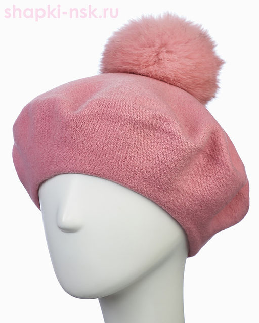 Берет фетр флис Помпон 115 Берет женский флис (58-59) - Tonak фото 33