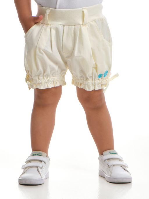 Шорты для девочки UD 0371 кремовый - Mini maxi фото 5