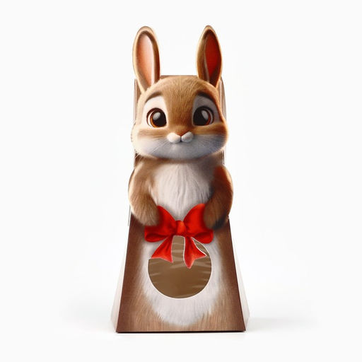 Цена за 5 шт. Коробка складная с окном «Зайка», 6 х 2 х 3.5 см