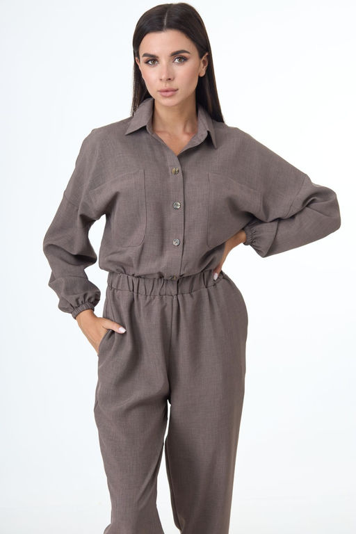 Комбинезон ANELLI 886 тона беж  фото 3