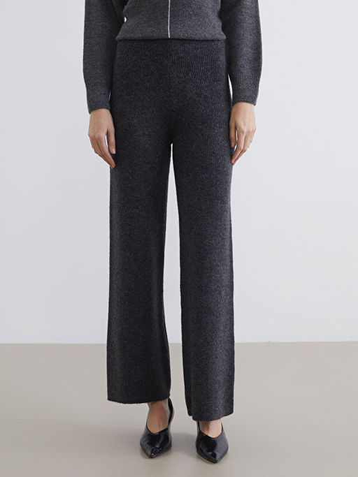 Beli Lastikli Geni? Pa?a Kad?n Triko Pantolon