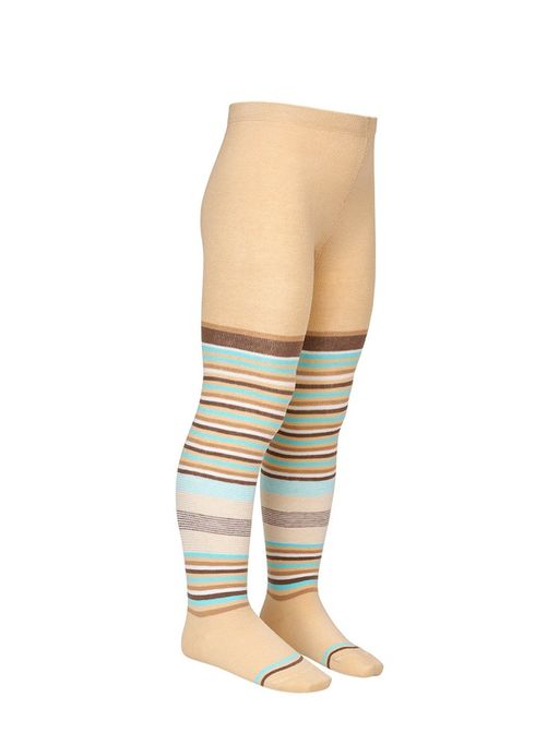 OMSA kids Collant 11P11-2 в полоску - beige  фото 5