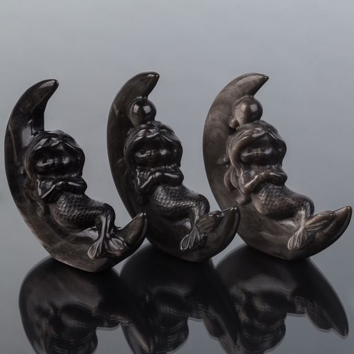 Фигурка "Русалка" из Обсидиана