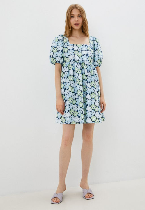 Платье baby doll с графичным принтом - Incity фото 9