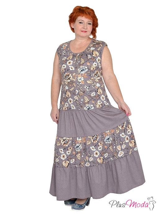 Платье Модель №1220 размеры 44-84 - Plusmoda фото 2